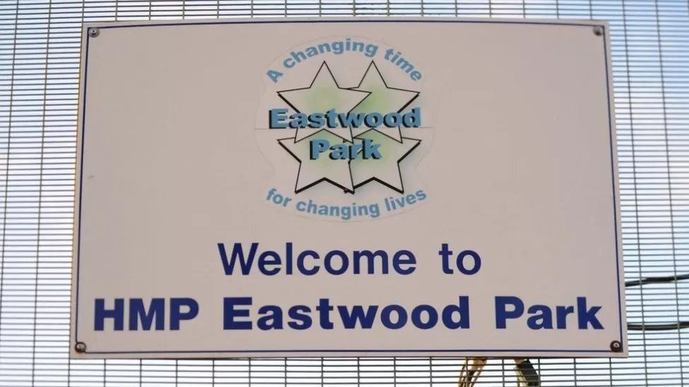 Eastwood Park Prison sign