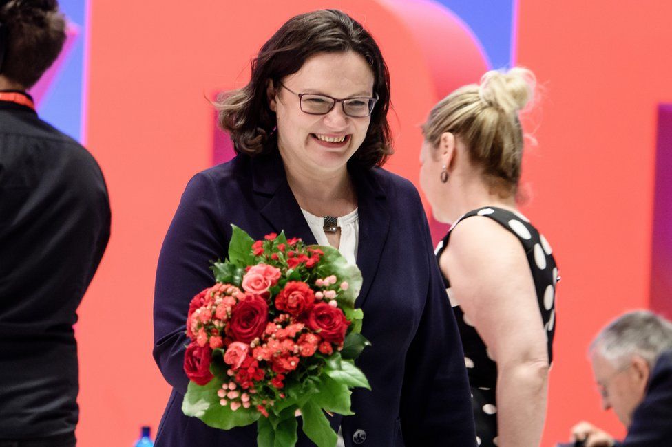 Andrea Nahles: First Woman To Lead Germany's Social Democrats - BBC News