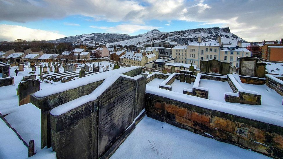 Snowy Edinburgh
