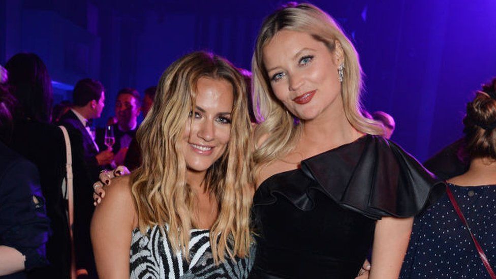 Caroline Flack (L) and Laura Whitmore attend the GQ Men of the Year Awards 2018