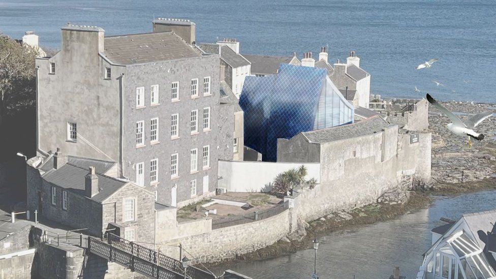 Mock up of the new Peggy museum in Castletown