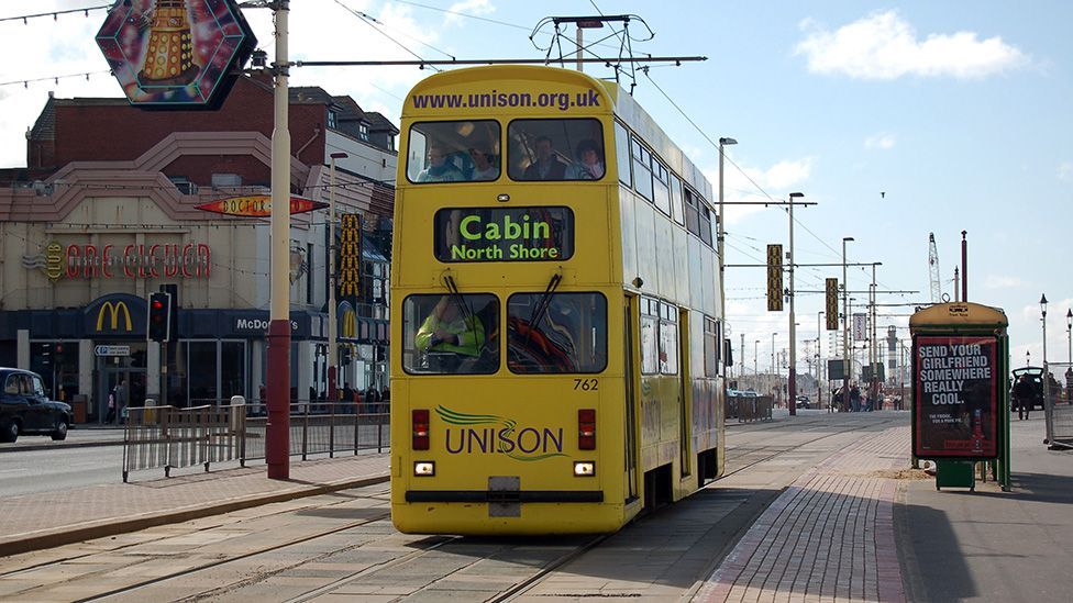 Blackpool tram generic image
