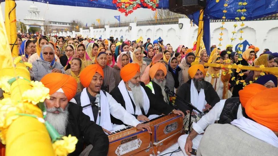 Sikhs gathered to celebrate Vaisakhi