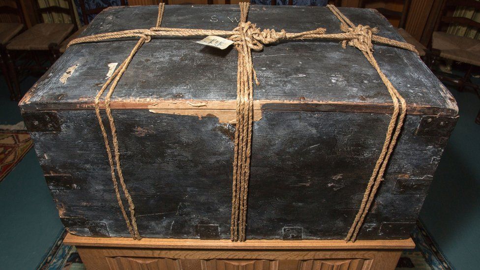 A replica of Joanna Southcott's box 