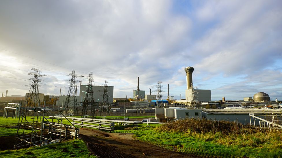 A photograph of the Sellafield site  