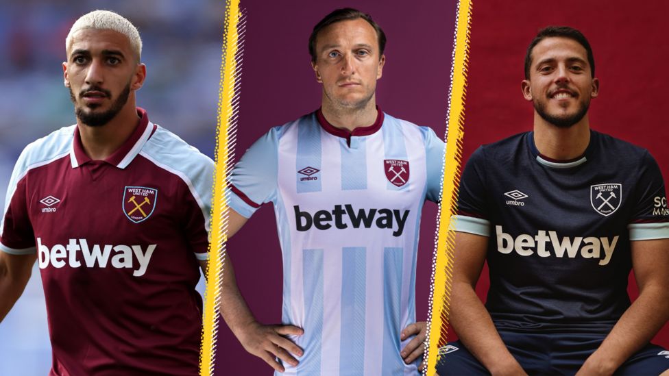 West Ham United: New Home, Away & Third Kits For 2021-22 - BBC Sport