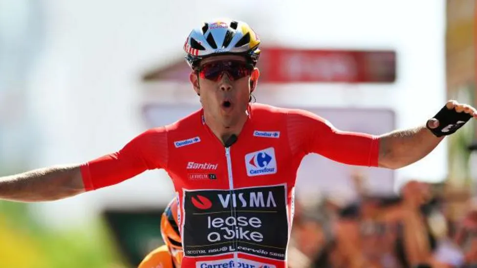 Van Aert Sprints to Victory in Vuelta Stage Three for Belgium.