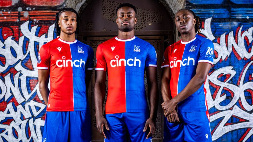 Crystal Palace Unveil New Home Kit For 2023 24 BBC Sport   E7224440 Fc71 11ed 92cc B3a9bf1f67e9 