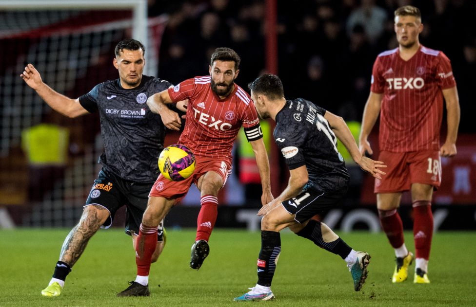 Aberdeen v St Mirren Team news BBC Sport