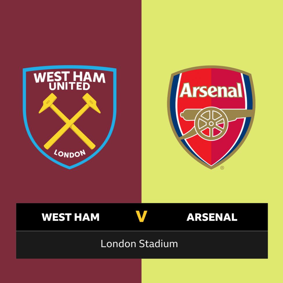 Follow West Ham V Arsenal Live - BBC Sport