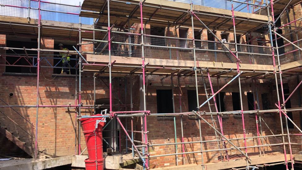 Derelict Northampton shoe factory being renovated into flats BBC News