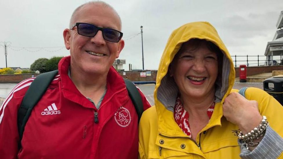 Felixstowe residents react as Therese Coffey ousted by Labour - BBC News