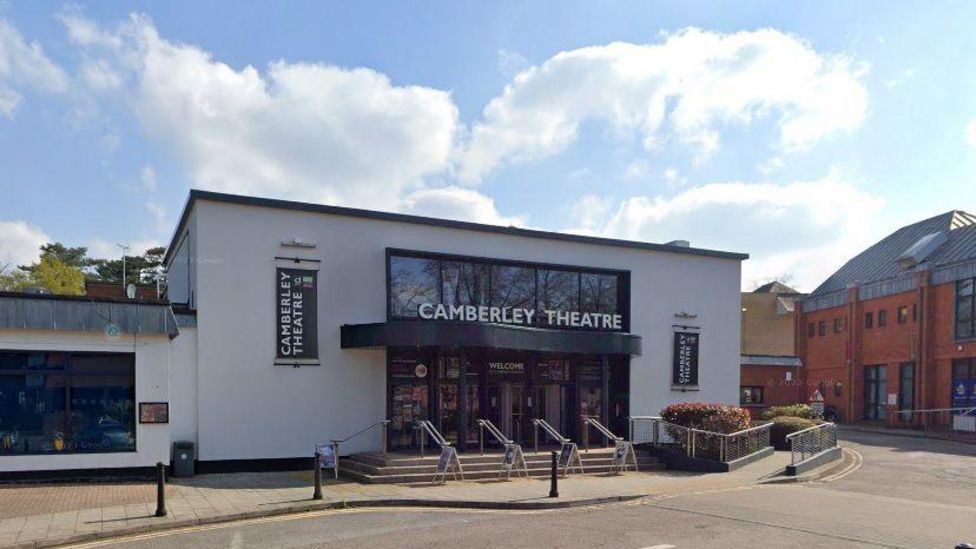 Camberley Theatre safe to reopen ahead of Raac works - BBC News