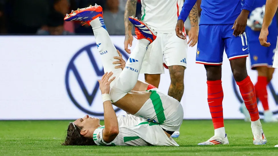 Italy Secures 3-1 Victory in France Despite Losing Arsenal’s Riccardo Calafiori to Injury.