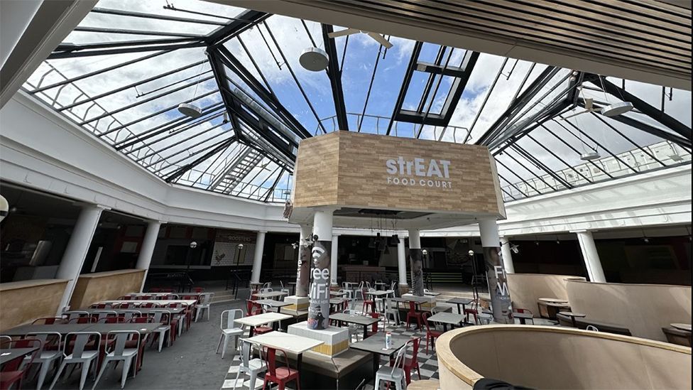 Disused food court in Hull's Prospect Centre