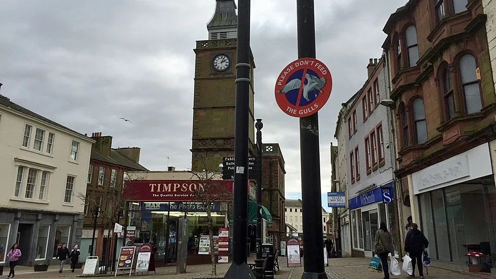 Dumfries town centre