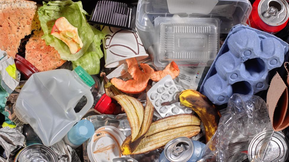 Recycling and uneaten packaged food found in Highland bins BBC News