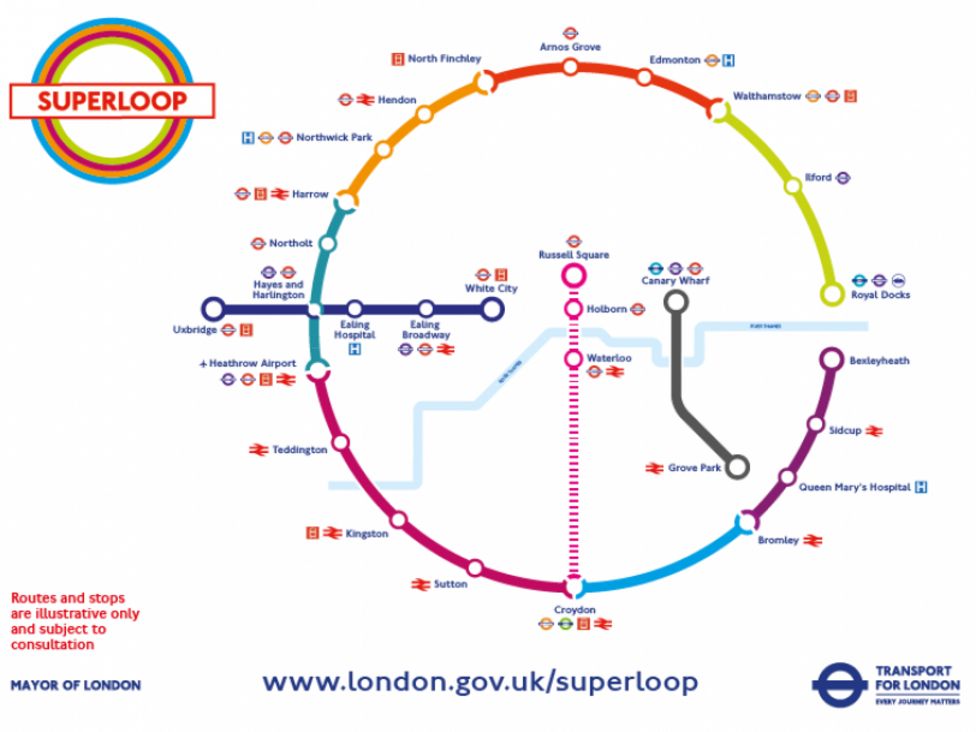 Superloop bus maps revealed as consultation begins BBC News