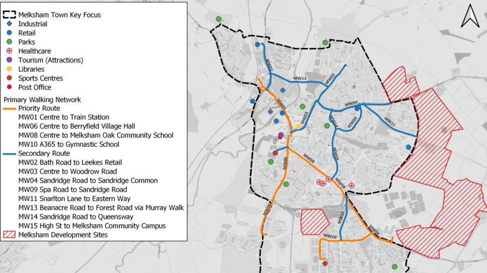 Views wanted on Calne and Melksham walking and cycling routes - BBC News