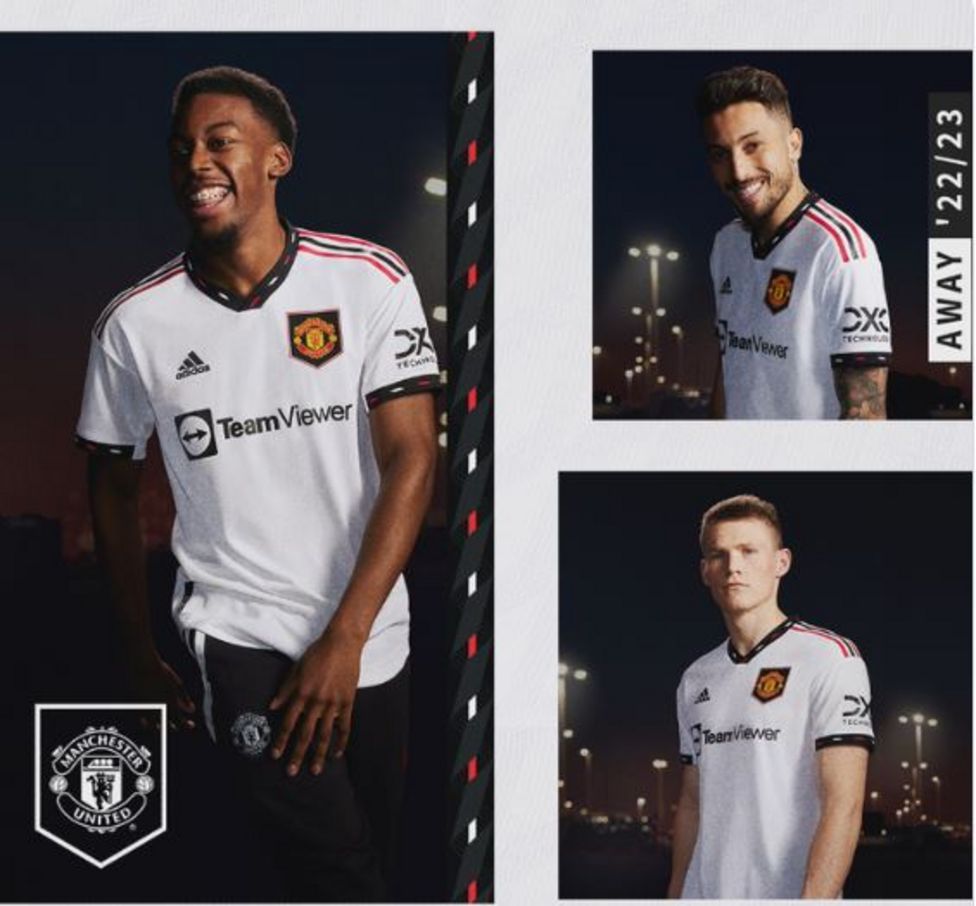 Manchester United launch 2022-23 away kit - BBC Sport
