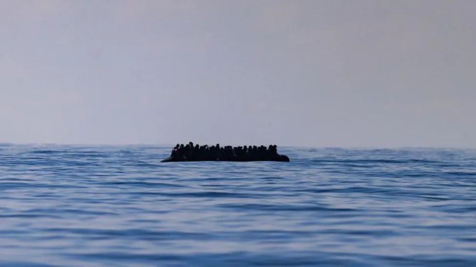 People on a boat out at sea