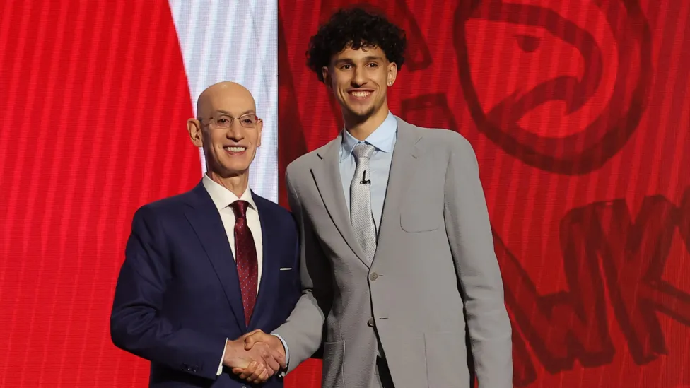 French Phenom Risacher Chosen as First Pick by Hawks in NBA Draft.