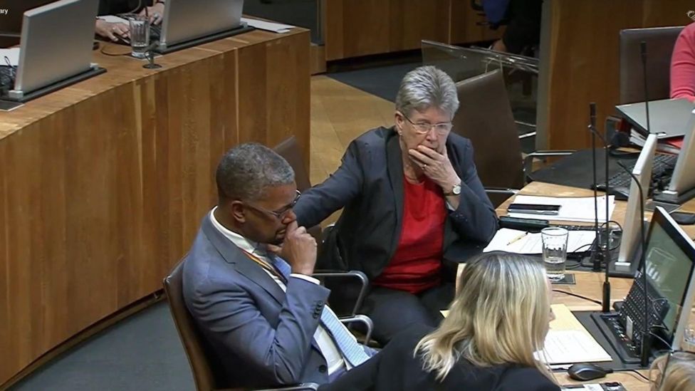 Vaughan Gething in the Senedd