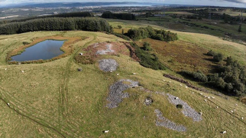 Carn Glas burial site is on a moor above Inverness