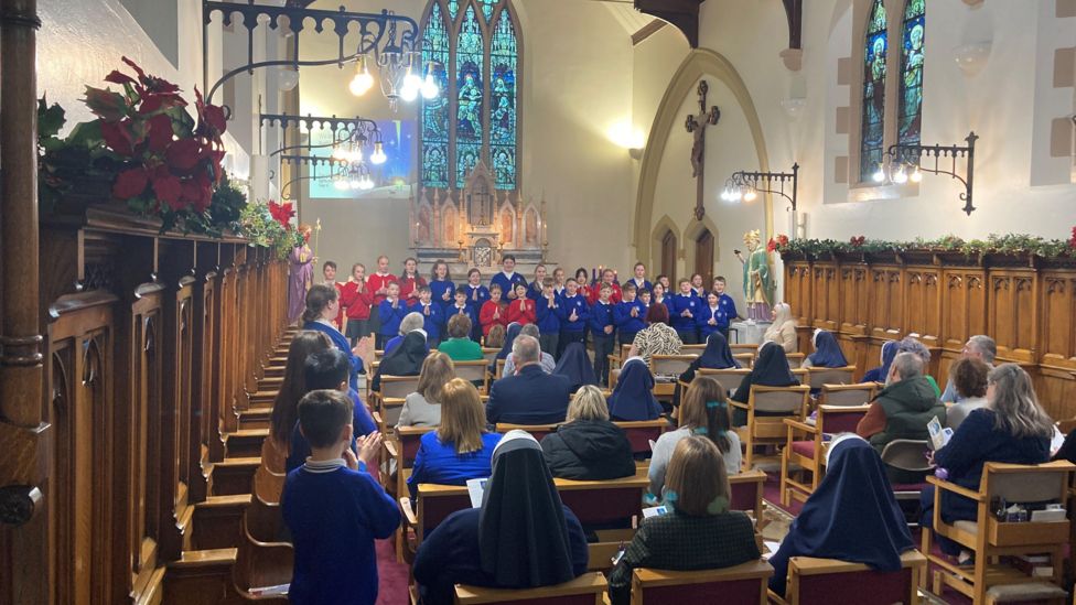 Sunderland school Raac crisis creates bond with Sisters of Mercy - BBC News