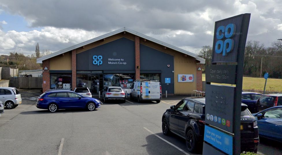 Police appeal after break-in at Moira Co-op - BBC News