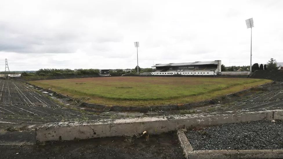 Derelict Casement Park site