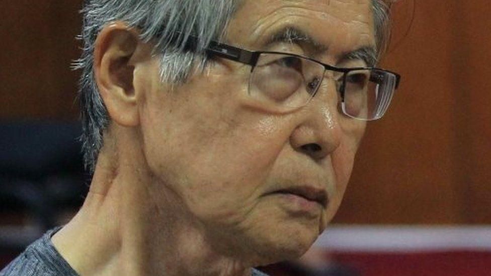 Alberto Fujimori pictured in January 2015