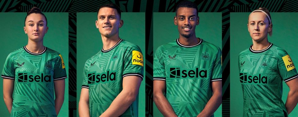 Newcastle go green for new away kit - BBC Sport