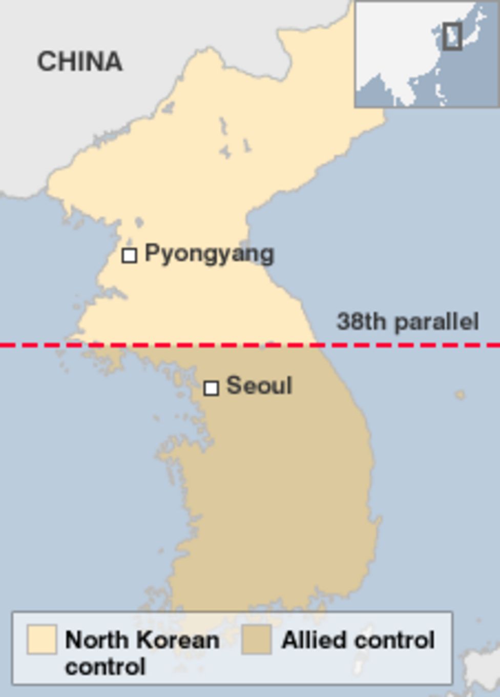 North Korea Attacks June 1950 Bbc News 