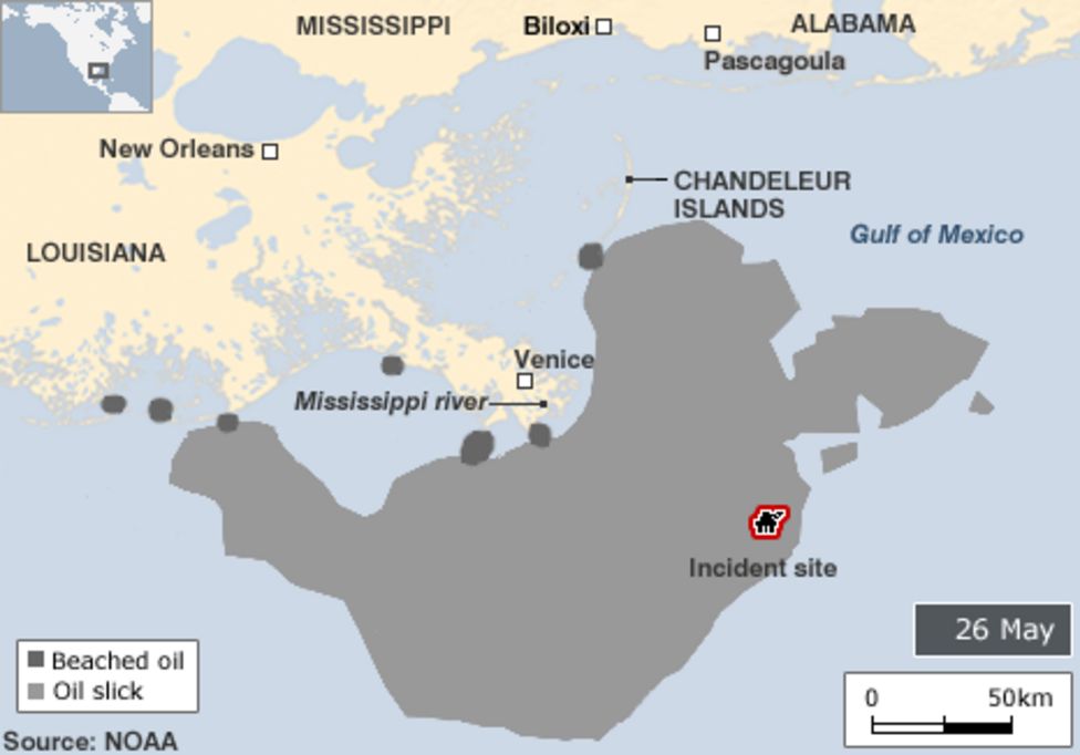 Obama defends Gulf of Mexico oil spill response - BBC News