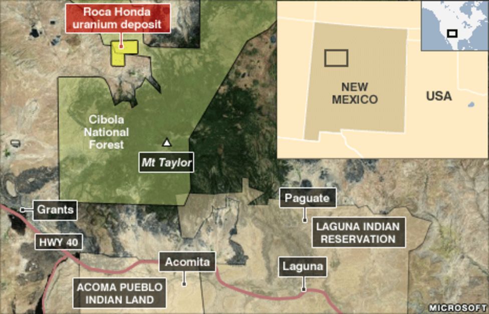 Uranium revival sparks New Mexico land battle BBC News