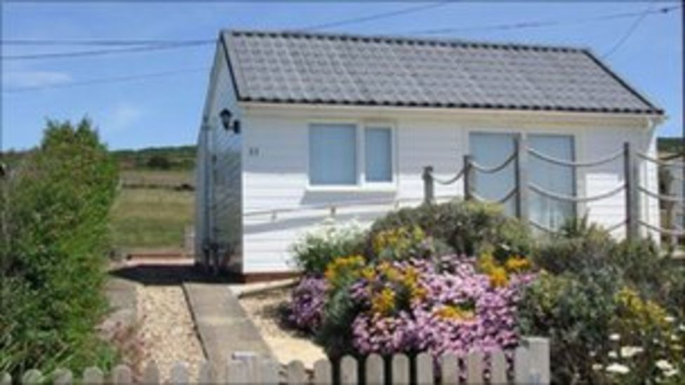 Dorset sea view chalet on sale for £300,000 BBC News