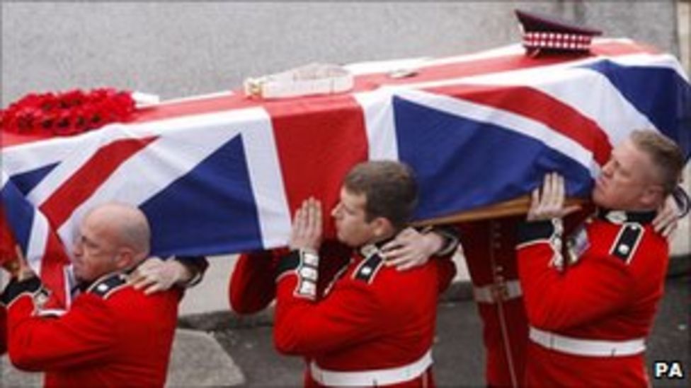 Funeral held in Greenock for fallen Scots soldier BBC News