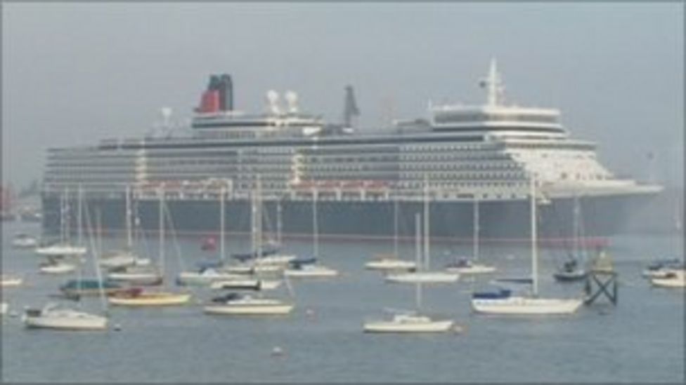 Six cruise ships in port in Southampton together BBC News