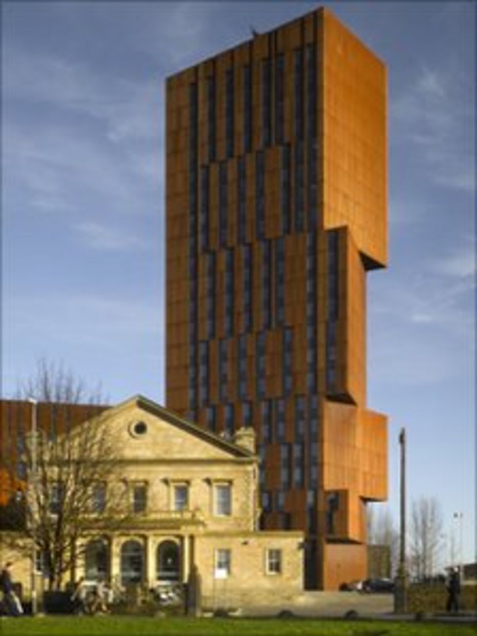 Leeds Met University tower voted 'world's best' BBC News