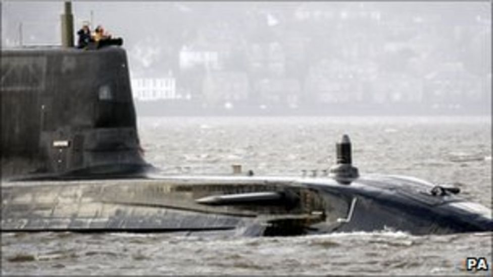 Grounded Nuclear Sub HMS Astute Returning To Faslane BBC News    49634088 010471425 1 