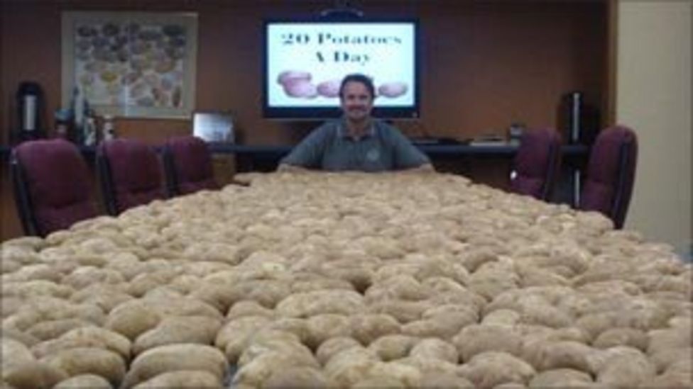 Is a potato-only diet good for you? - BBC News