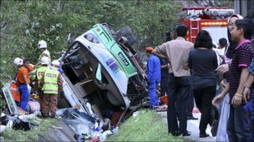 Tourists killed in Malaysia crash BBC News