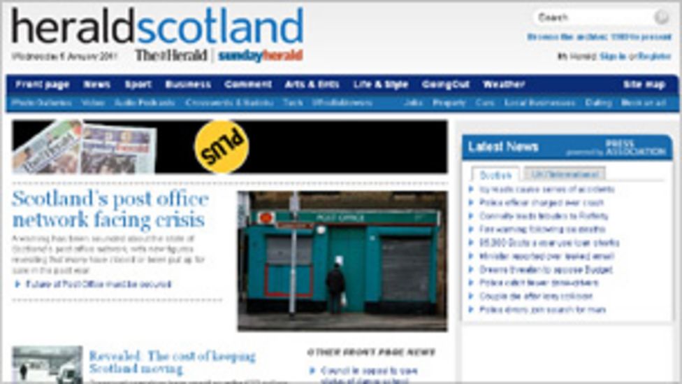 Herald and Times staff suspend strike over redundancies BBC News
