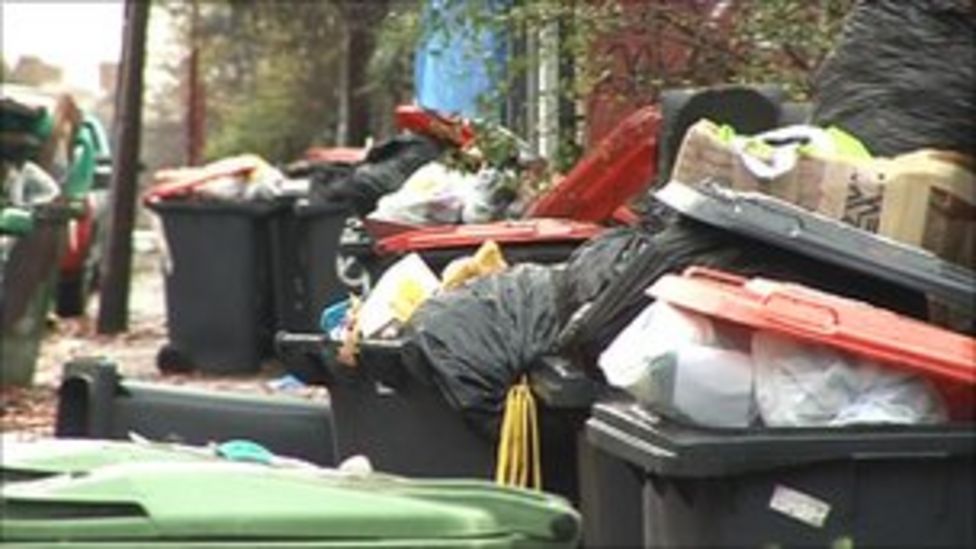 Leeds City Council says most of bin backlog cleared - BBC News