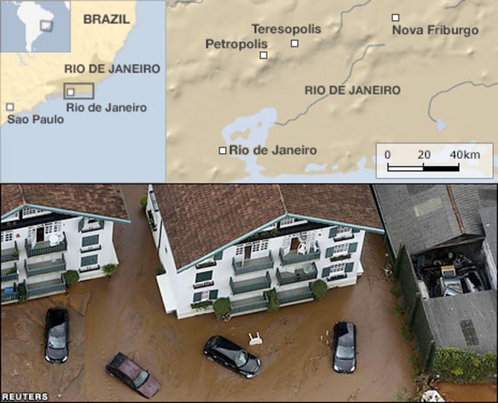 Brazil floods More than 500 dead BBC News