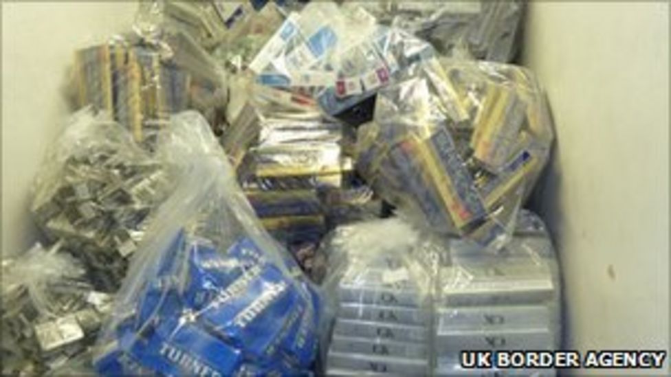 Officers seize 250,000 cigarettes at Newcastle airport BBC News