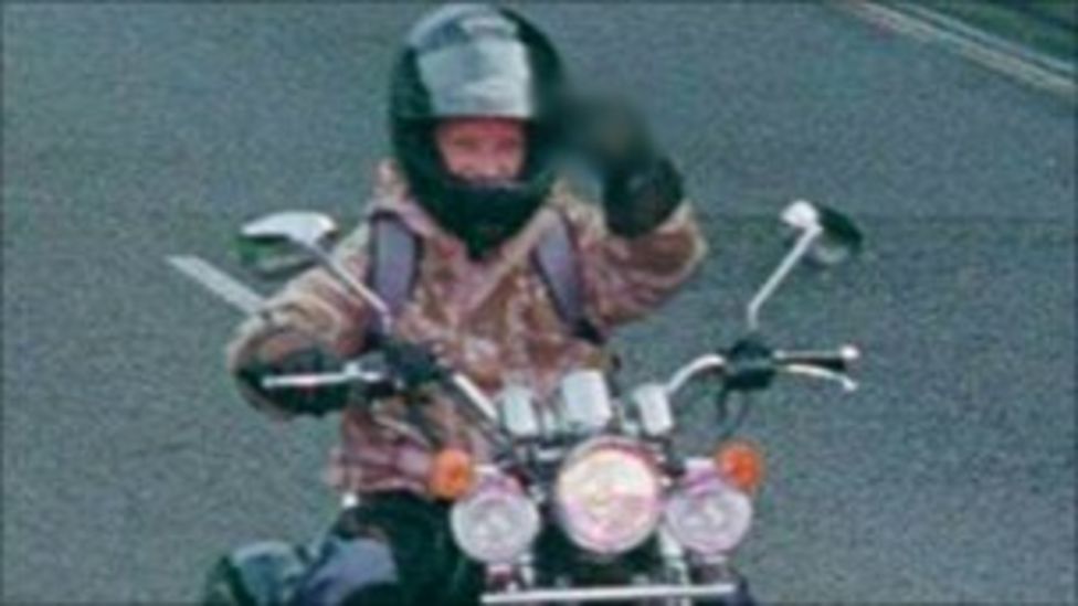 Rude Gesture Southampton Speeding Motorcyclist Fined Bbc News