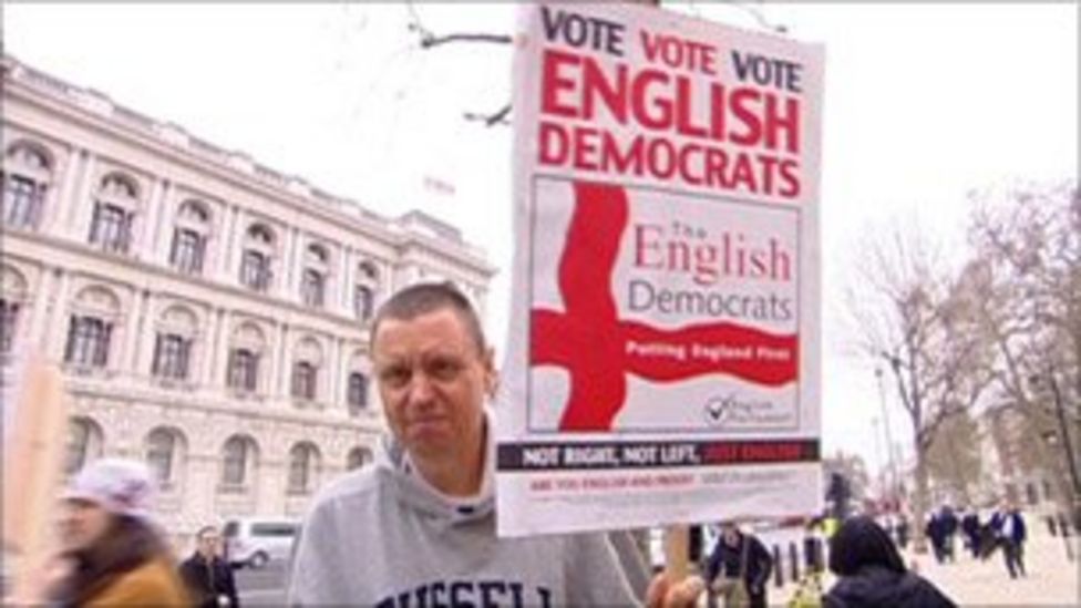 English Democrats Launch Local Election Campaign Bbc News