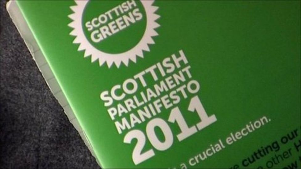 Scottish election Scottish Green Party manifesto BBC News